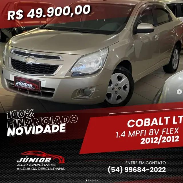 Carro Chevrolet Cobalt 2012 LS 1.4 8V (Flex)
