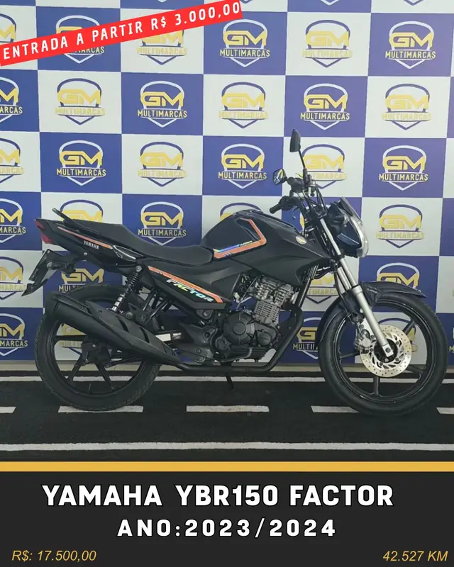 Moto Yamaha YBR 150 Factor 2024 150i ED