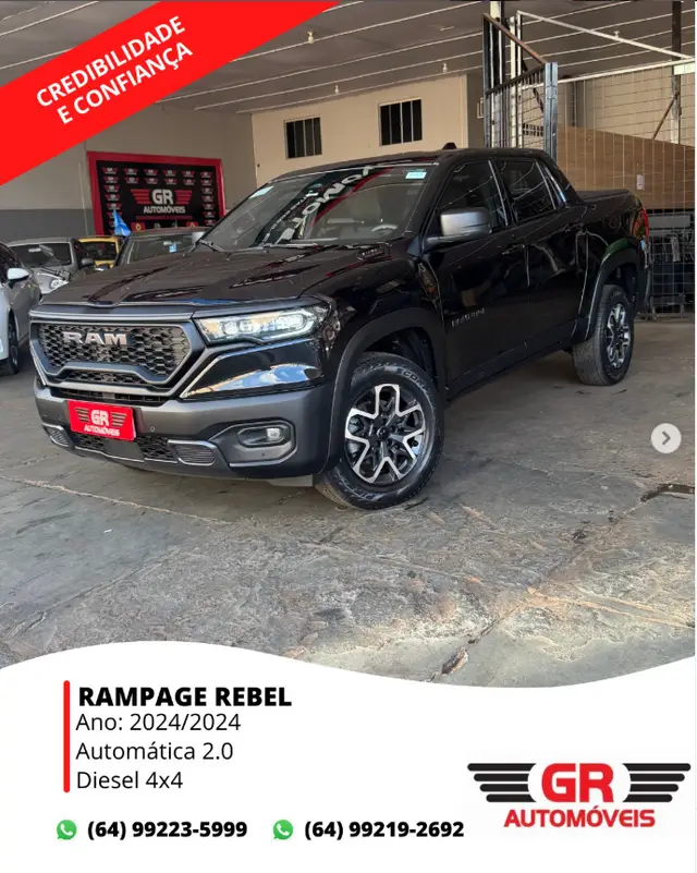 Carro Ram Rampage 2024 Rebel 2.0 Turbodiesel