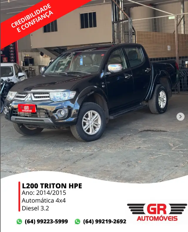 Carro Mitsubishi L200 2015 Triton HPE 3.2 CD TB Int.Diesel Aut
