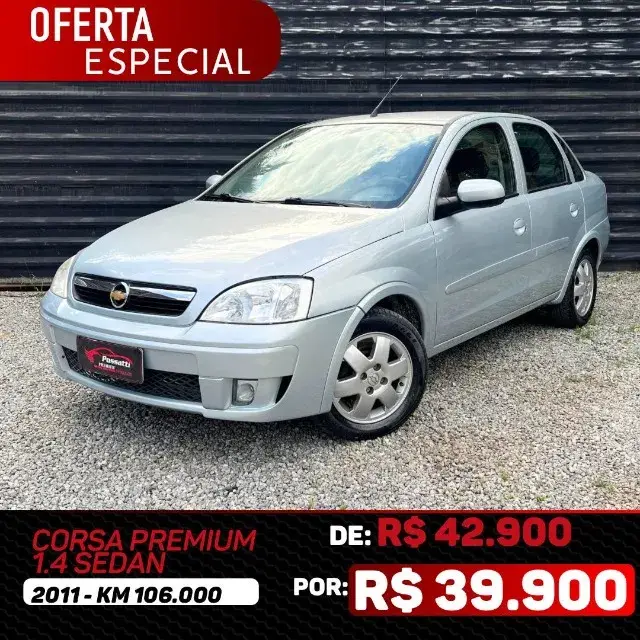 Carro Chevrolet Corsa Sedan 2011 Premium 1.4 (Flex)