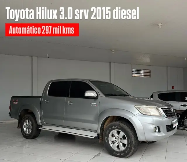 Carro Toyota Hilux Cabine Dupla 2015 Hilux 3.0 TDI 4x4 CD SRV (Aut)