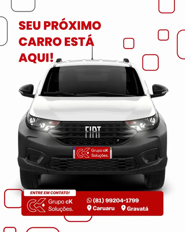 Carro Fiat Strada 2026 Endurance Cabine Plus 1.3 MT