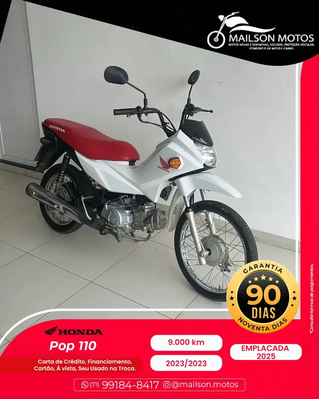 Moto Honda Pop 110i 2023 110i