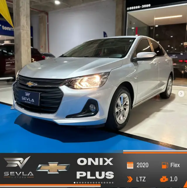 Carro Chevrolet Onix Plus 2020 1.0 LTZ Turbo (Flex)