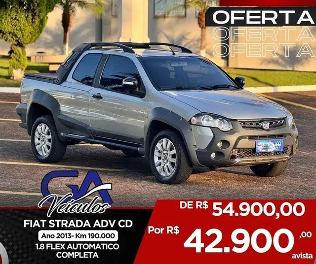 Carro Fiat Strada 2013 Adventure 1.8 16V Dualogic (Flex) (Cabine Dupla)