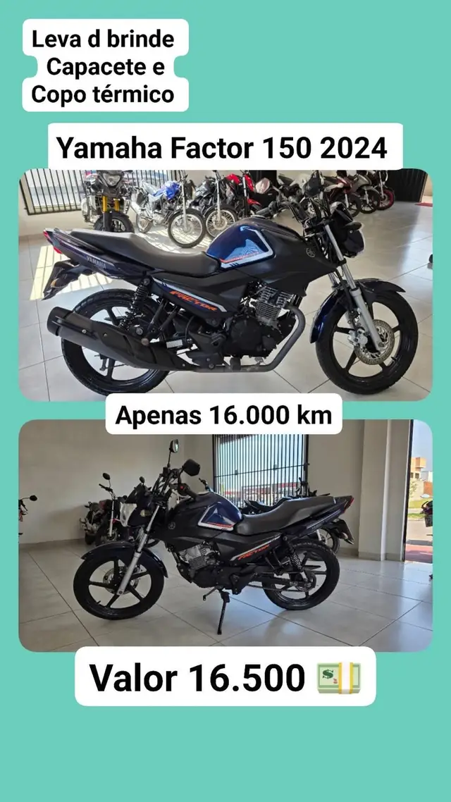 Moto Yamaha YBR 150 Factor 2024 150i ED