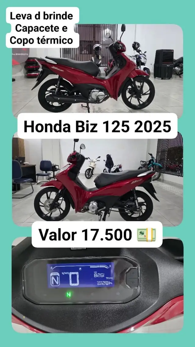 Moto Honda Biz 125 2025 EX