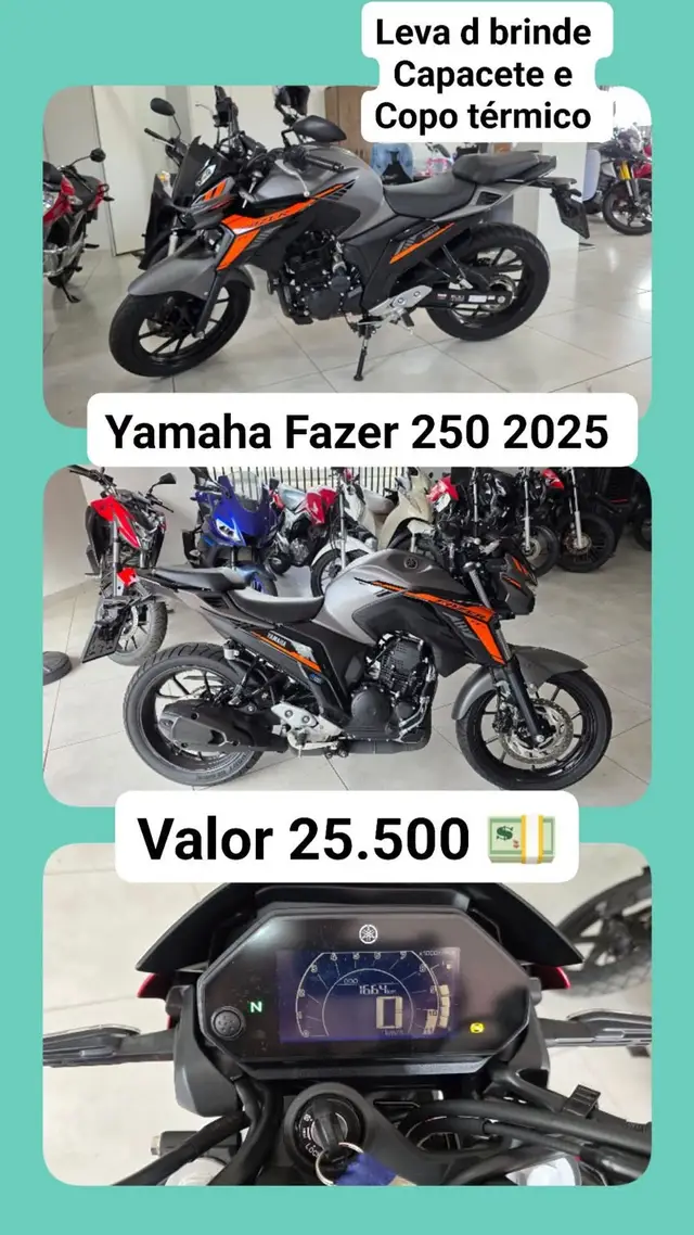 Moto Yamaha Fazer FZ25 2025 Connected