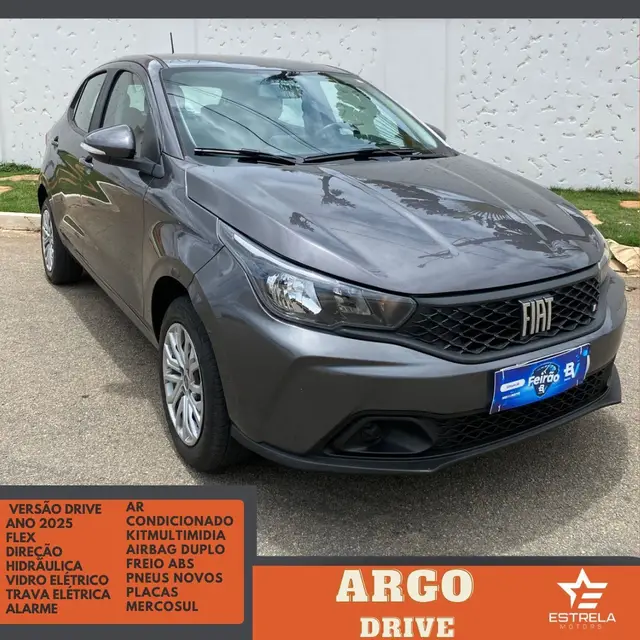 Carro Fiat Argo 2025 Drive 1.0