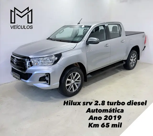 Carro Toyota Hilux Cabine Dupla 2019 Hilux 2.8 TDI SRV CD 4x4 (Aut)