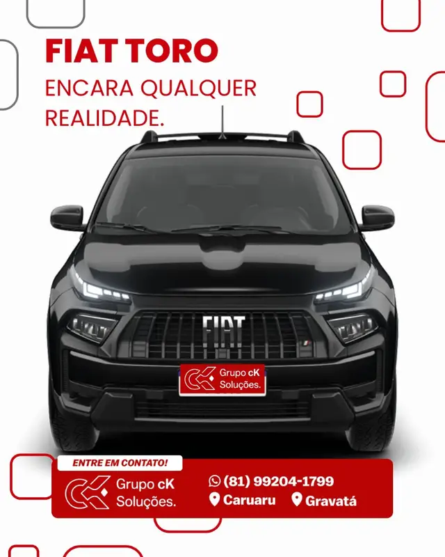 Carro Fiat Toro 2026 Endurance 1.3 T270