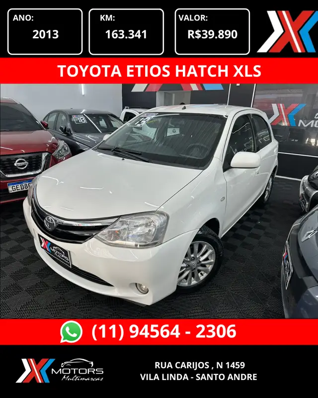 Carro Toyota Etios 2013 XLS 1.5 (Flex)