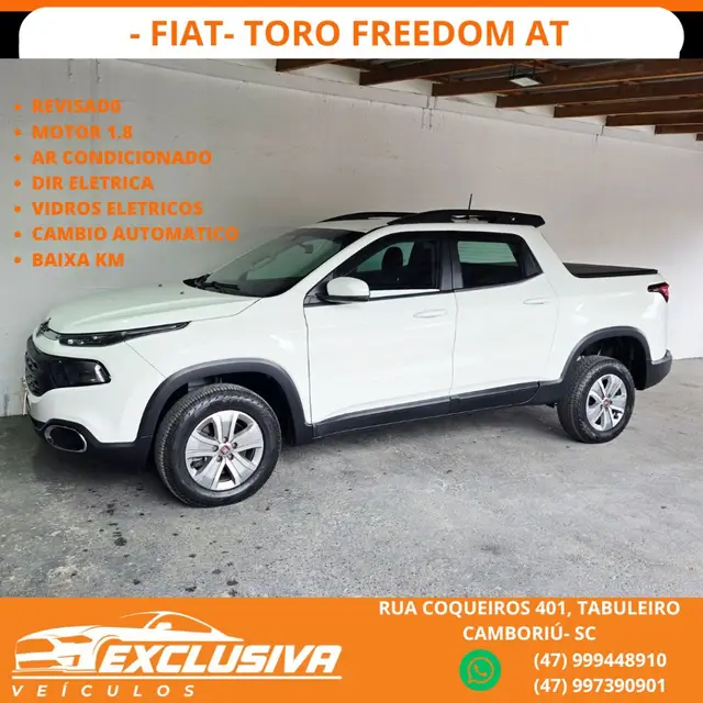 Carro Fiat Toro 2019 Freedom 1.8 AT6 4x2 (Flex)
