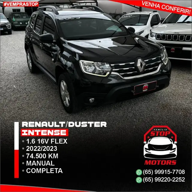 Carro Renault Duster 2023 Intense 1.6 16V (Flex) (Aut)