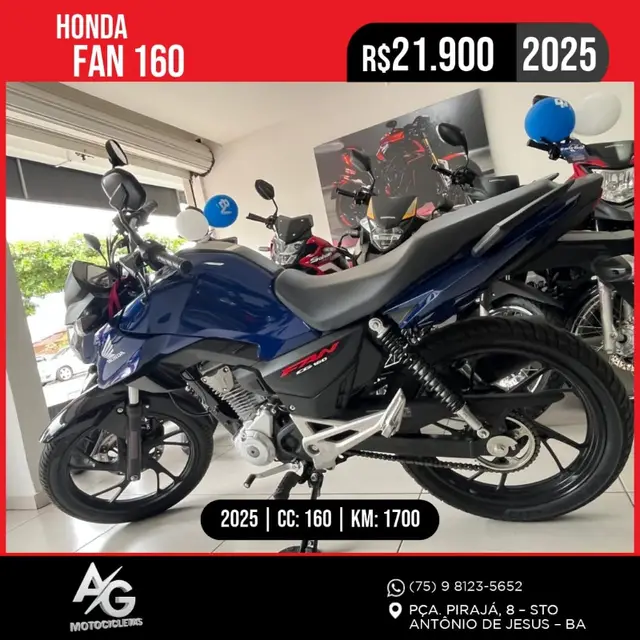 Moto Honda CG 160 2025 Fan