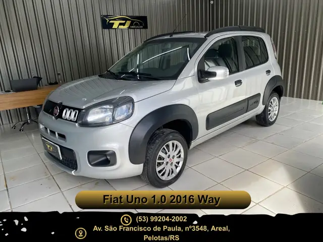 Carro Fiat Uno 2016 Way Celeb. 1.0 8V (Flex) 4p