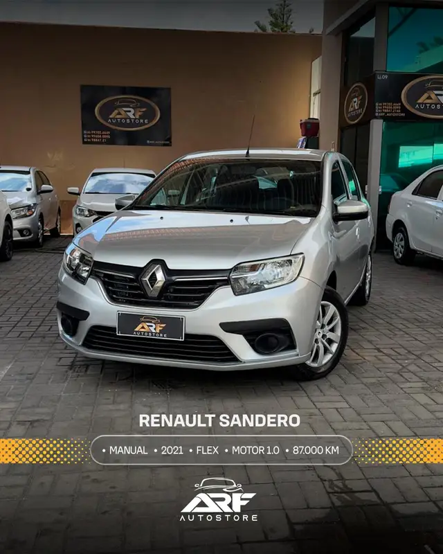 Carro Renault Sandero 2021 Zen 1.0 12V SCe (Flex)