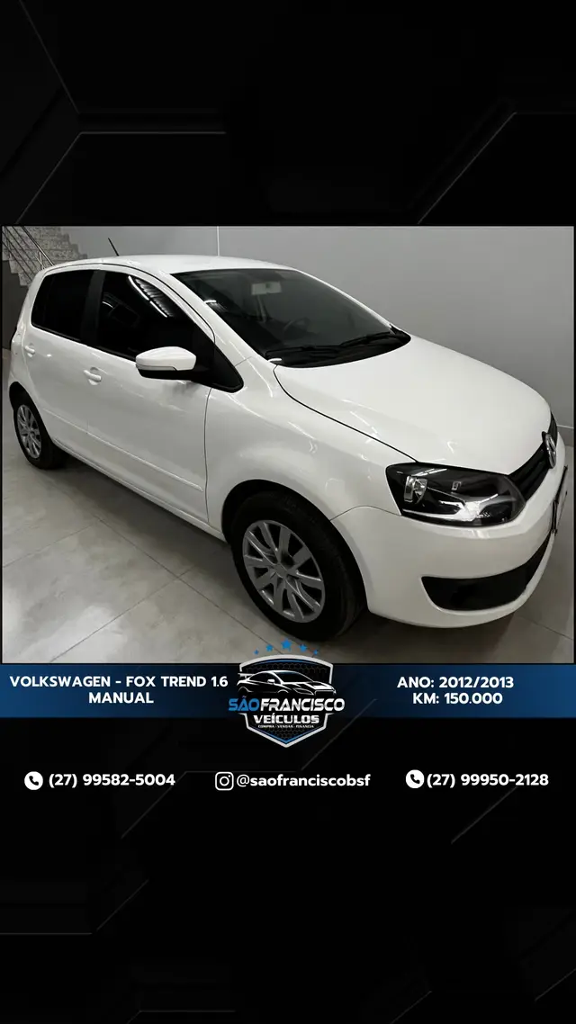 Carro Volkswagen Fox 2013 1.6 VHT (Flex)