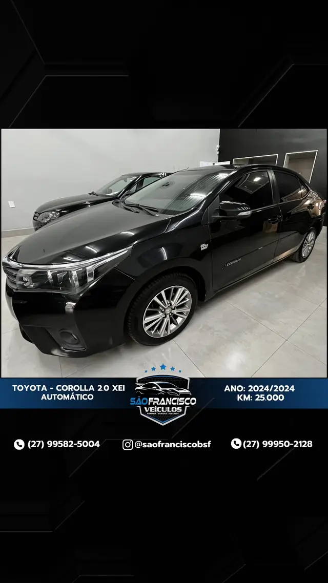 Carro Toyota Corolla 2015 2.0 XEi Multi-Drive S (Flex)