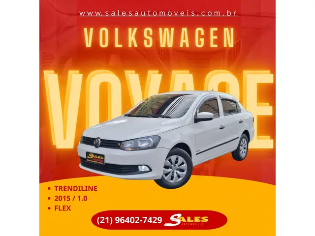 Carro Volkswagen Voyage 2015 1.0 TEC Trendline