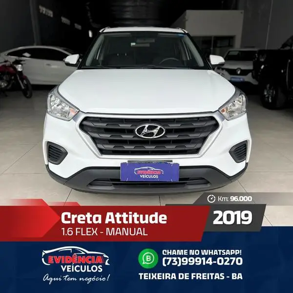 Carro Hyundai Creta 2019 Attitude 1.6 (Flex)