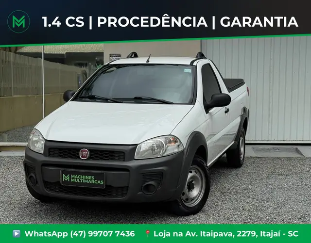 Carro Fiat Strada 2020 Hard Working 1.4 (Flex) (Cabine Simples)