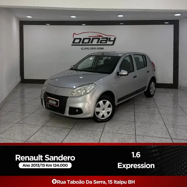 Carro Renault Sandero 2013 Expression 1.6 8V (flex)