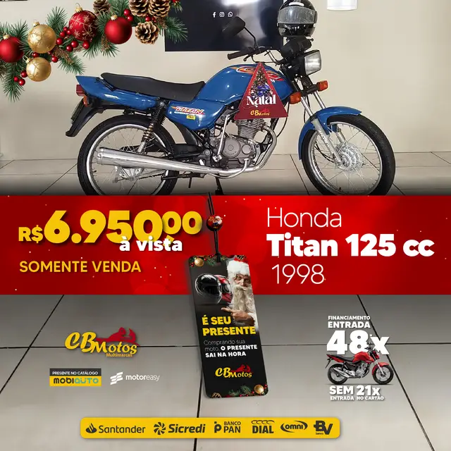 Moto Honda CG 125 1997 Titan