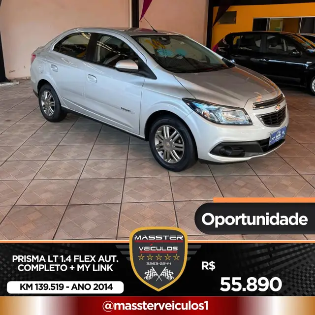 Carro Chevrolet Prisma 2014 1.4 LT SPE/4 (Aut)