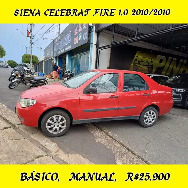 Carro Fiat Siena 2010 Fire 1.0 8V (Flex)