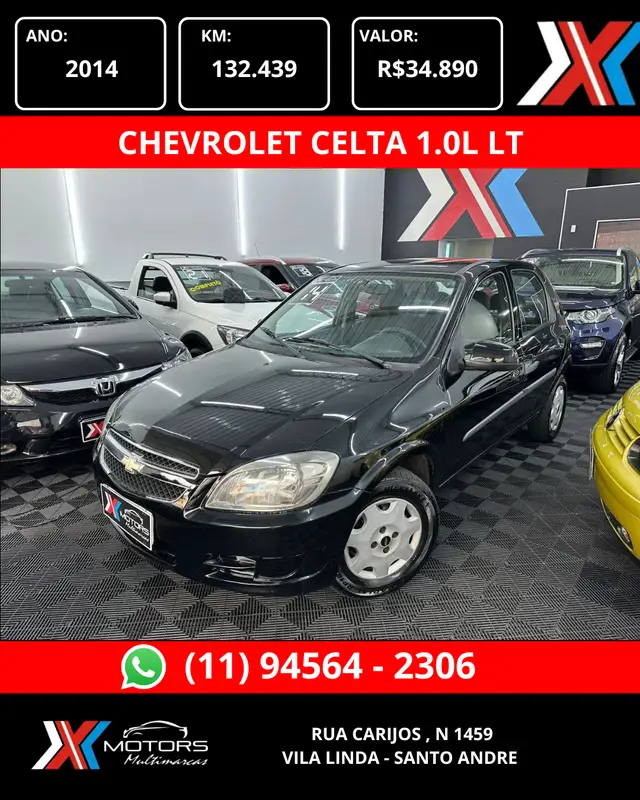 Carro Chevrolet Celta 2014 LT 1.0 (Flex)