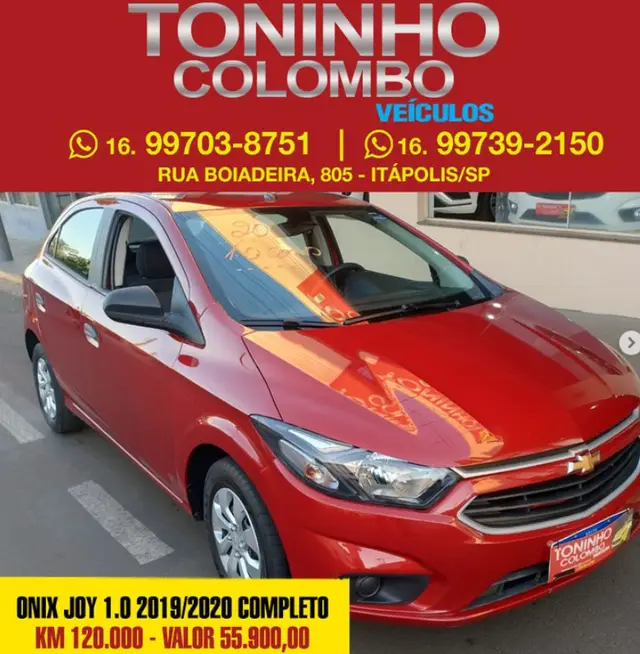 Carro Chevrolet Joy Plus 2020 Plus 1.0 8V (Flex)