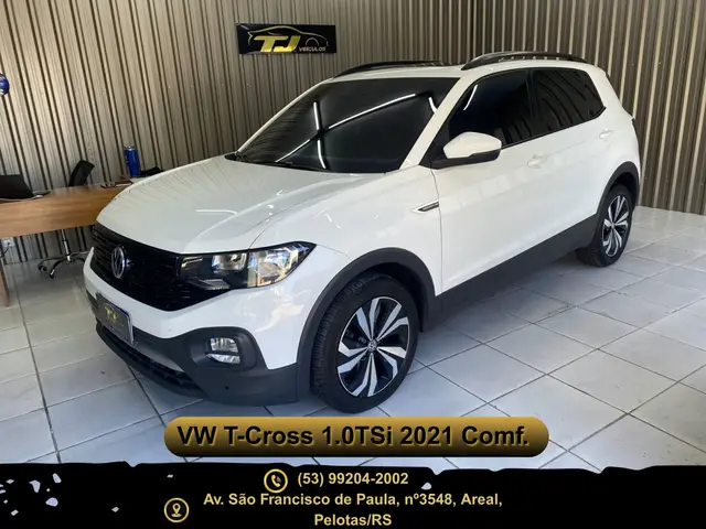 Carro Volkswagen T-Cross 2021 1.0 200 TSI Comfortline (Aut) (Flex)