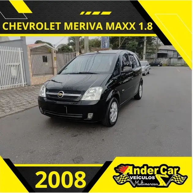 Carro Chevrolet Meriva 2008 Maxx 1.8 (Flex)