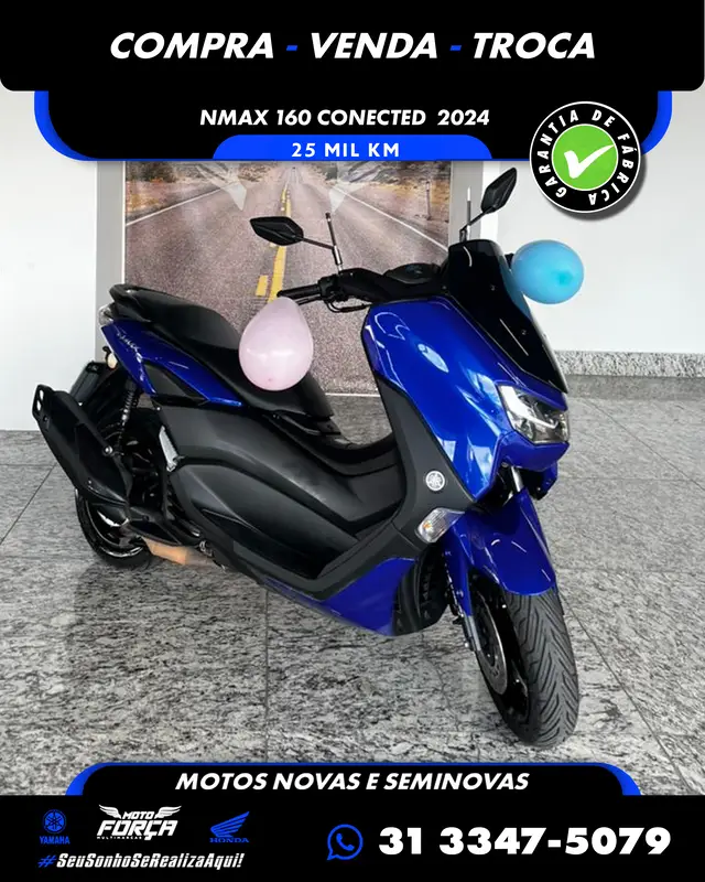 Moto Yamaha NMax 2024 Connected 160 ABS
