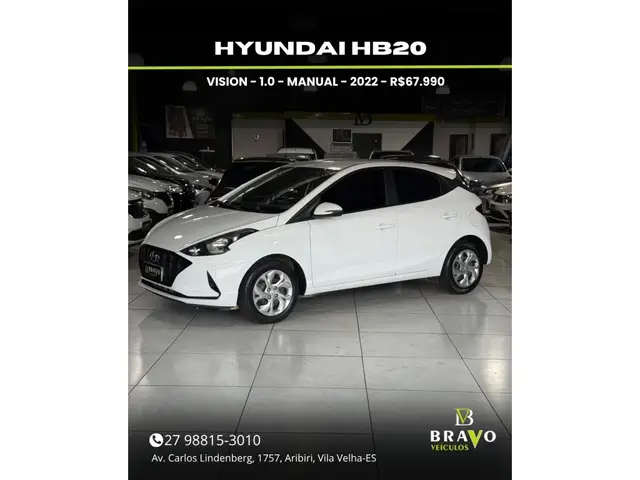 Carro Hyundai HB20S 2022 1.0 Vision (Flex)