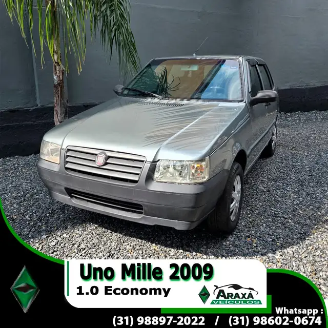 Carro Fiat Uno Mille 2009 Fire Celebration Economy Way 1.0 (Flex) 4p