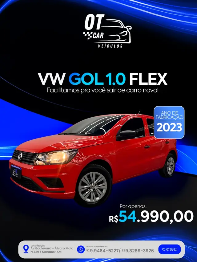 Carro Volkswagen Gol 2023 1.0 12v (Flex)