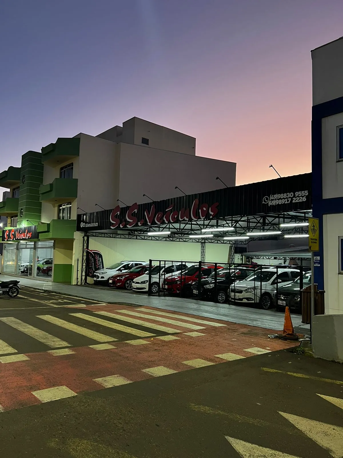 Fachada da loja SS VEICULOS - Campos Novos - SC