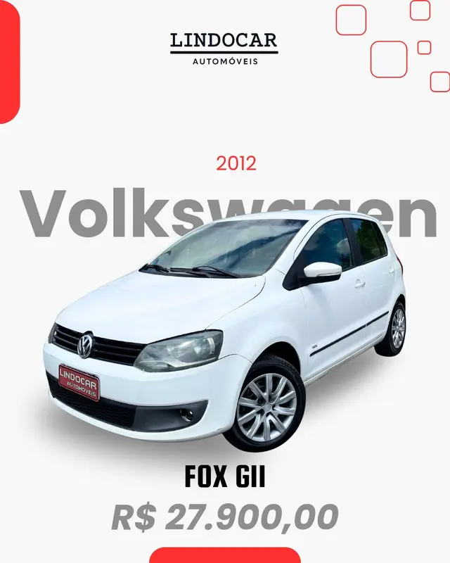 Carro Volkswagen Fox 2012 1.0 Mi Total Flex 8V