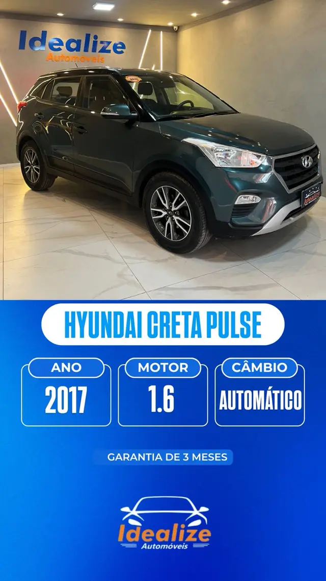 Carro Hyundai Creta 2017 Pulse 1.6 (Aut) (Flex)
