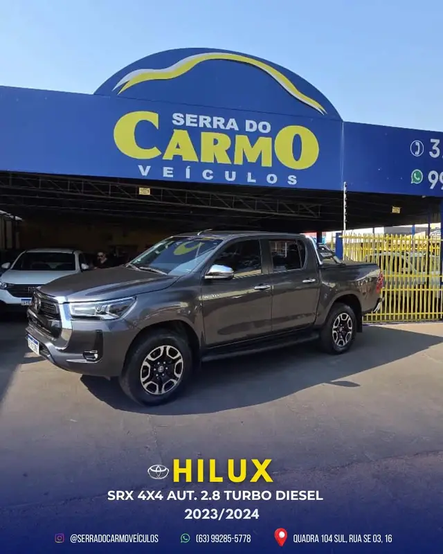 Carro Toyota Hilux Cabine Dupla 2024 SRX 4x4 2.8 Diesel