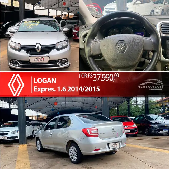 Carro Renault Logan 2015 Expression 1.6 8V (flex)
