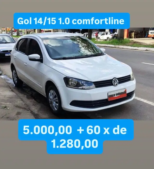 Carro Volkswagen Gol 2015 1.0 TEC Comfortline (Flex) 4p