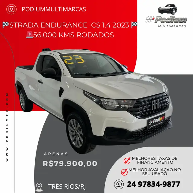 Carro Fiat Strada 2023 Endurance 1.4 CS