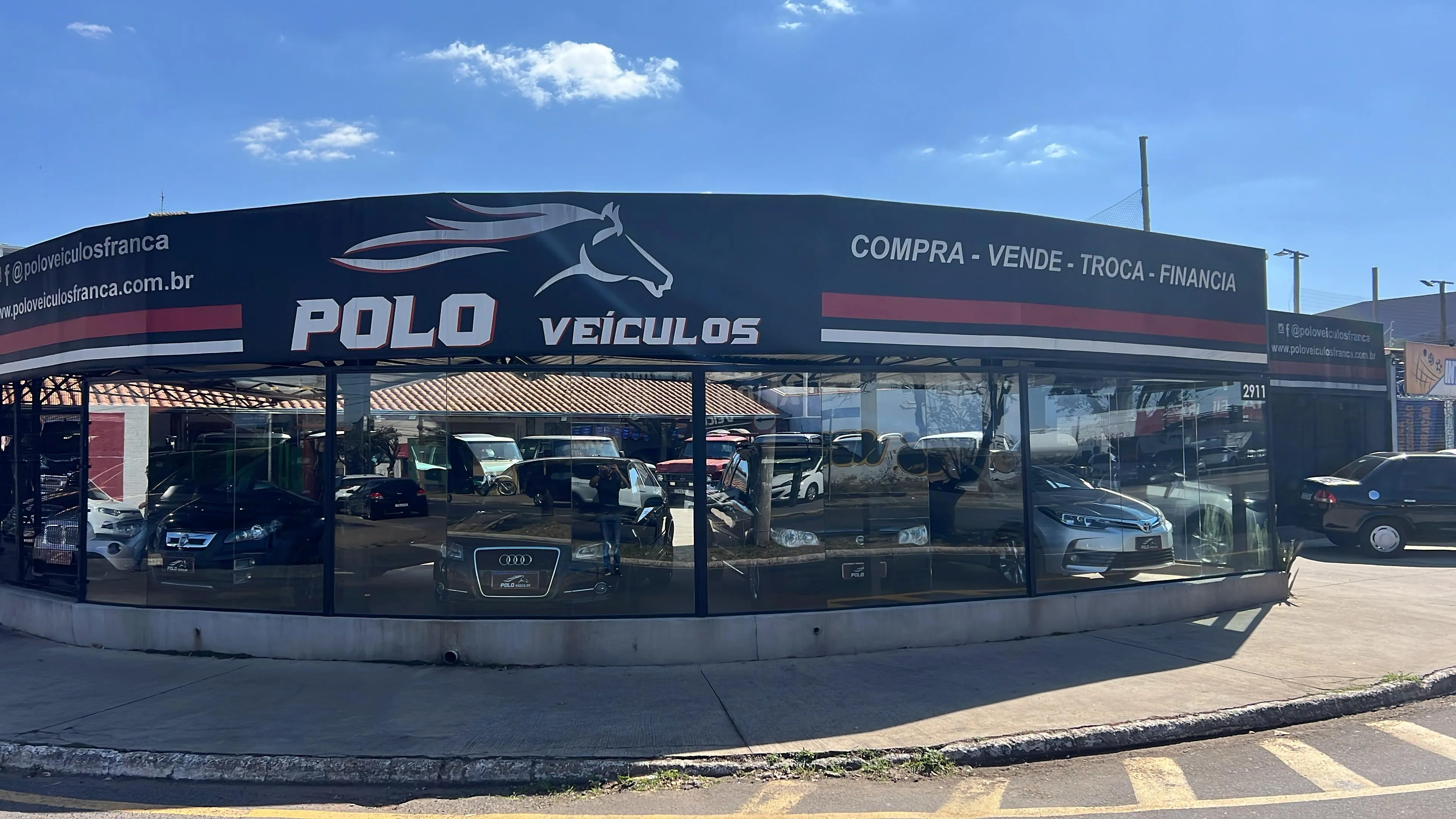 Fachada da loja Veículos à venda em POLO VEICULOS - Franca - SP