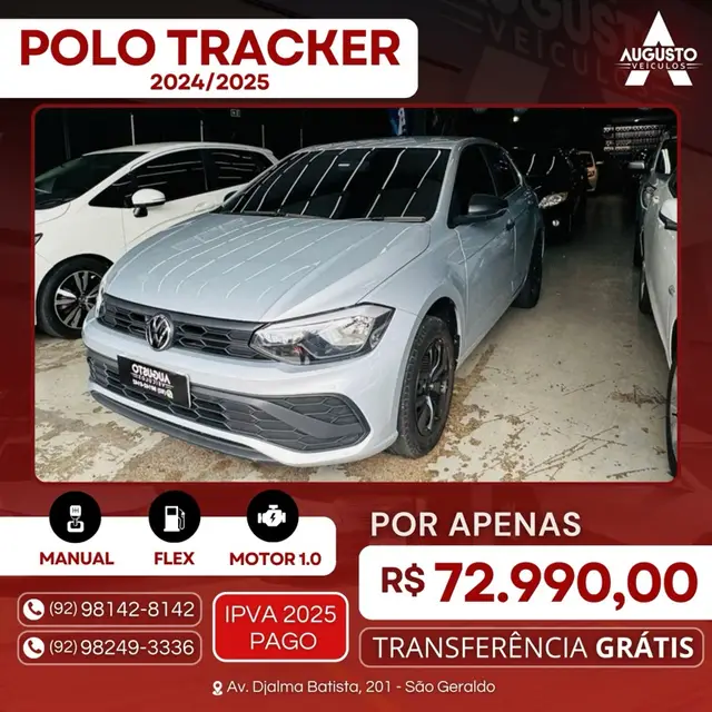 Carro Volkswagen Polo 2025 Track 1.0 Flex 12V 5p