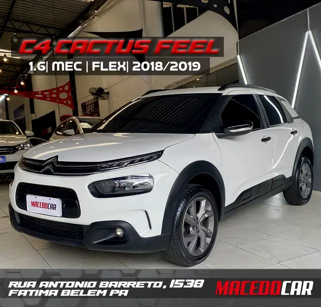 Carro Citroën C4 Cactus 2019 1.6 Feel (Flex)