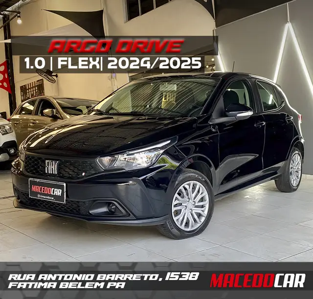Carro Fiat Argo 2025 Drive 1.0